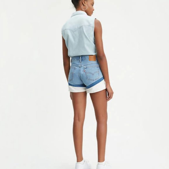 levis mom shorts
